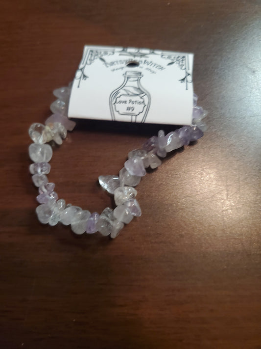 Amethyst Chip Bracelet