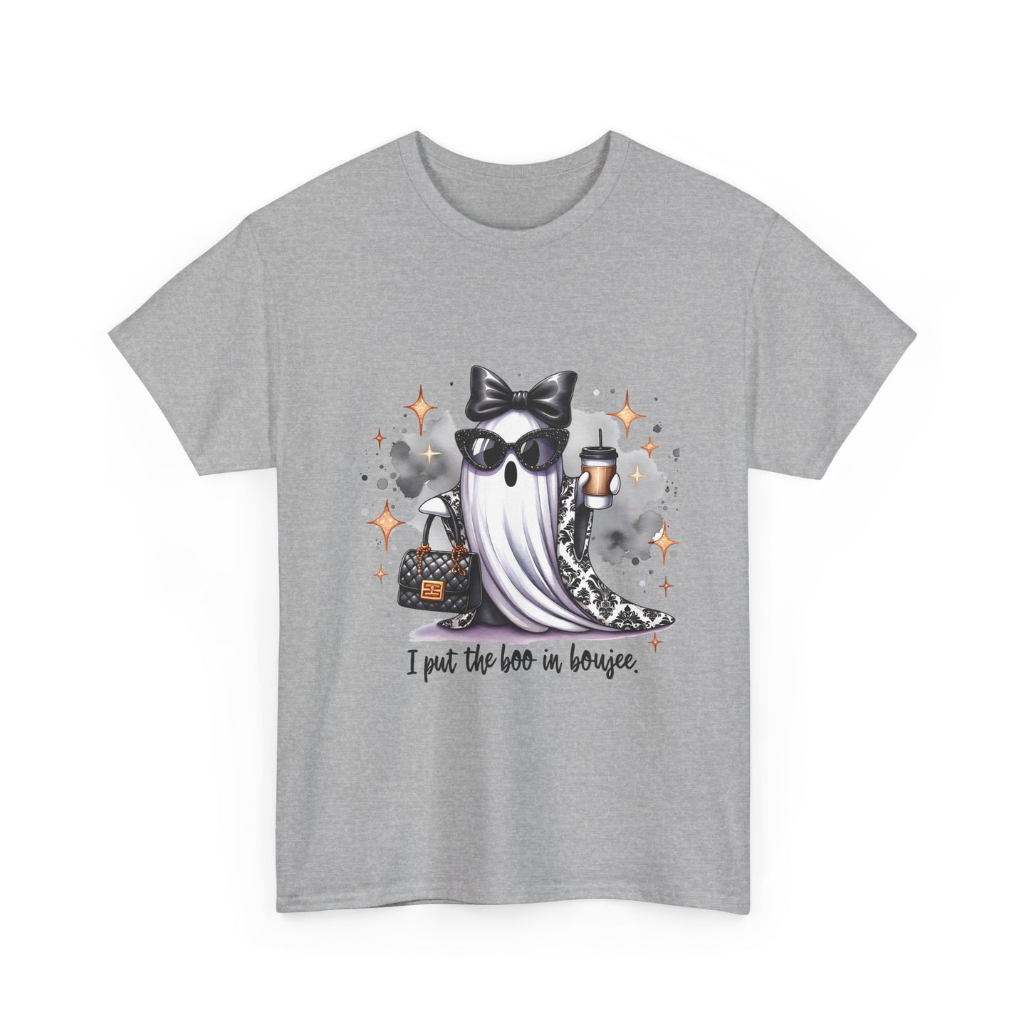 Stylish Ghost Tee - I Put the Boo in Bougie