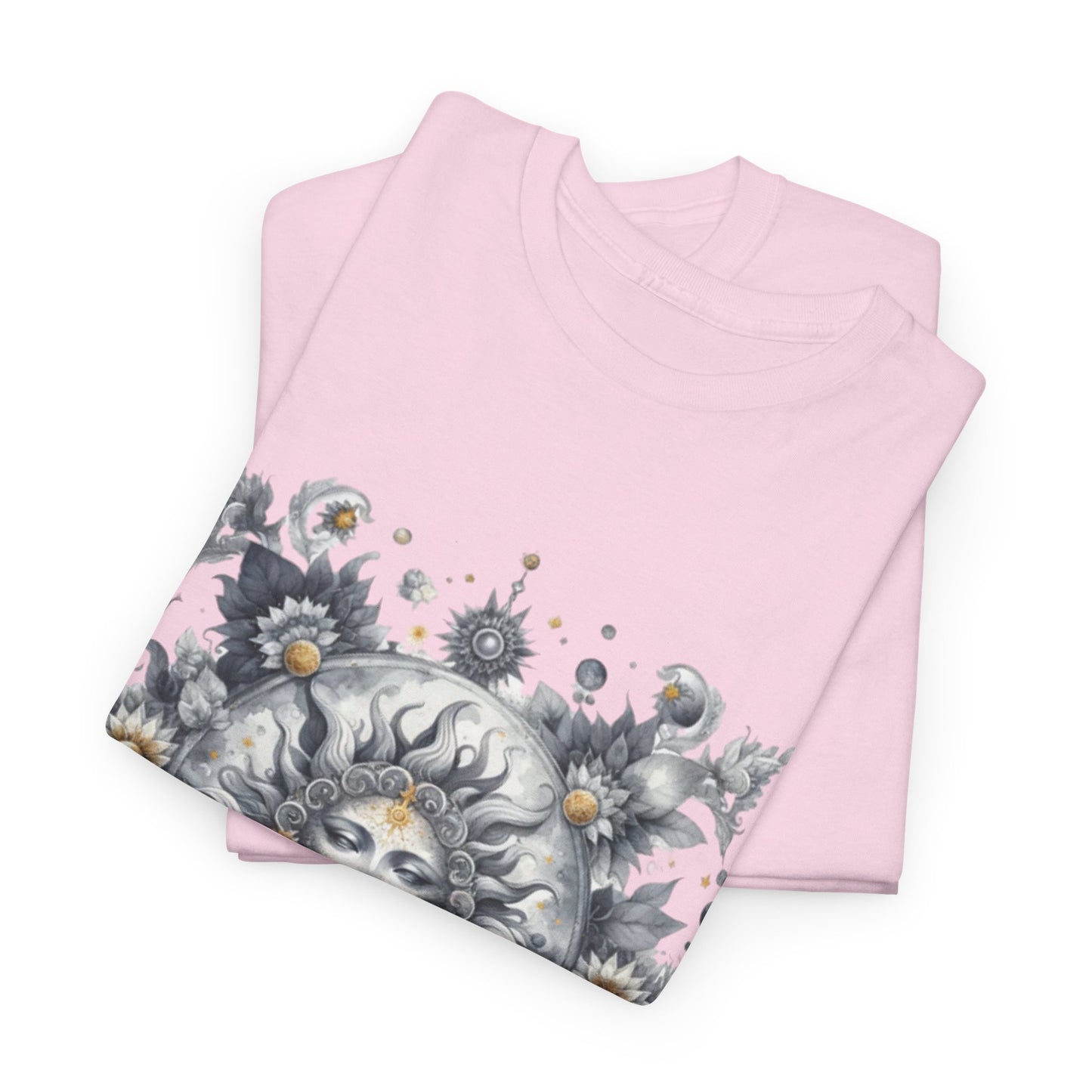 Bohemian Sun Graphic Tee, Unisex Heavy Cotton Tee, Summer Fashion, Festival Outfit, Unique Gift, Trendy Streetwear