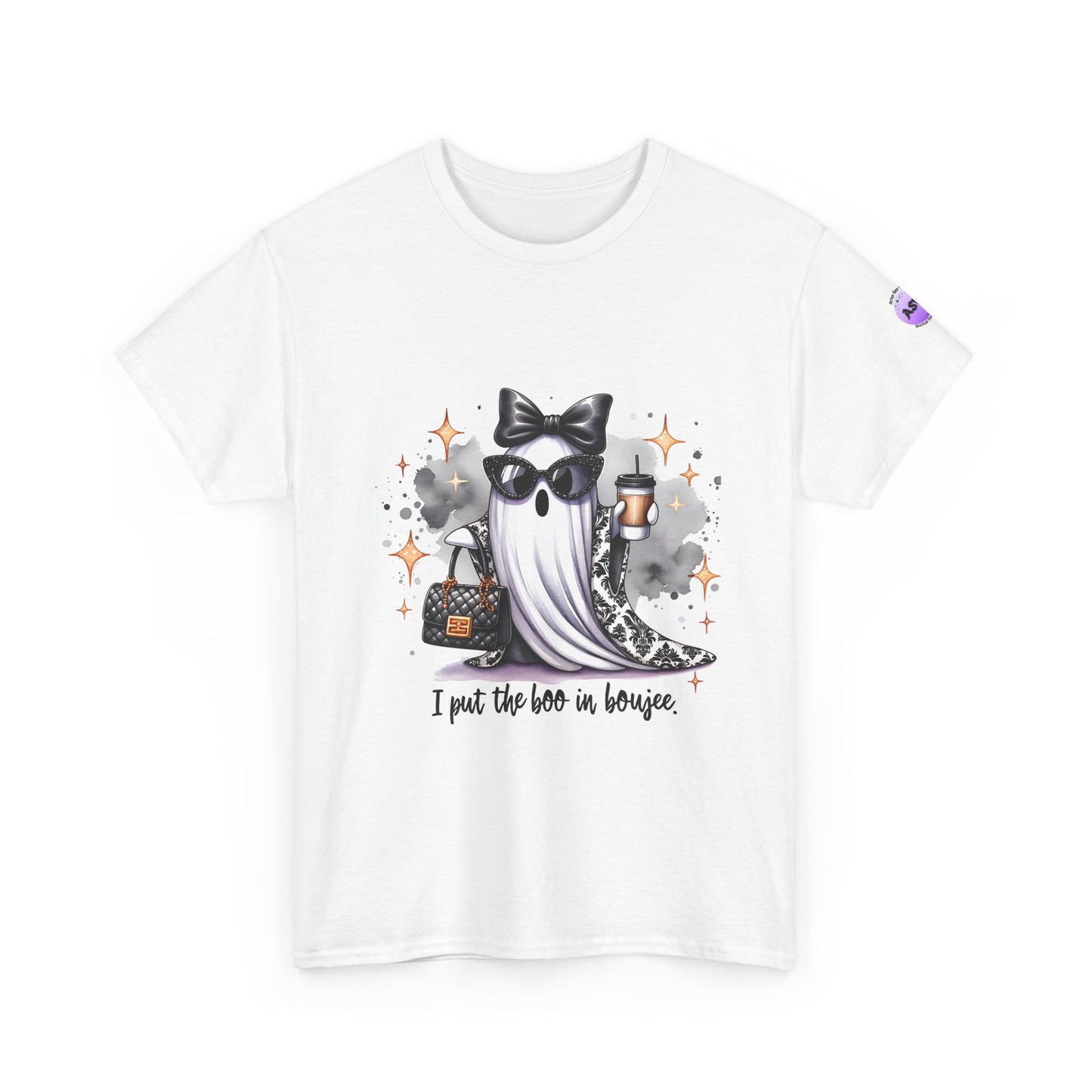 Stylish Ghost Tee - I Put the Boo in Bougie, Ghost Lovers Shirt, Halloween Apparel, Trendy Graphic T-Shirt, Unisex Cotton Tee, Spooky [...]