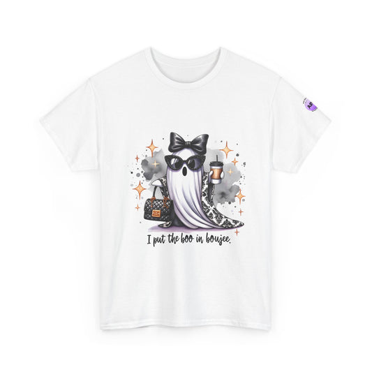 Stylish Ghost Tee - I Put the Boo in Bougie, Ghost Lovers Shirt, Halloween Apparel, Trendy Graphic T-Shirt, Unisex Cotton Tee, Spooky [...]