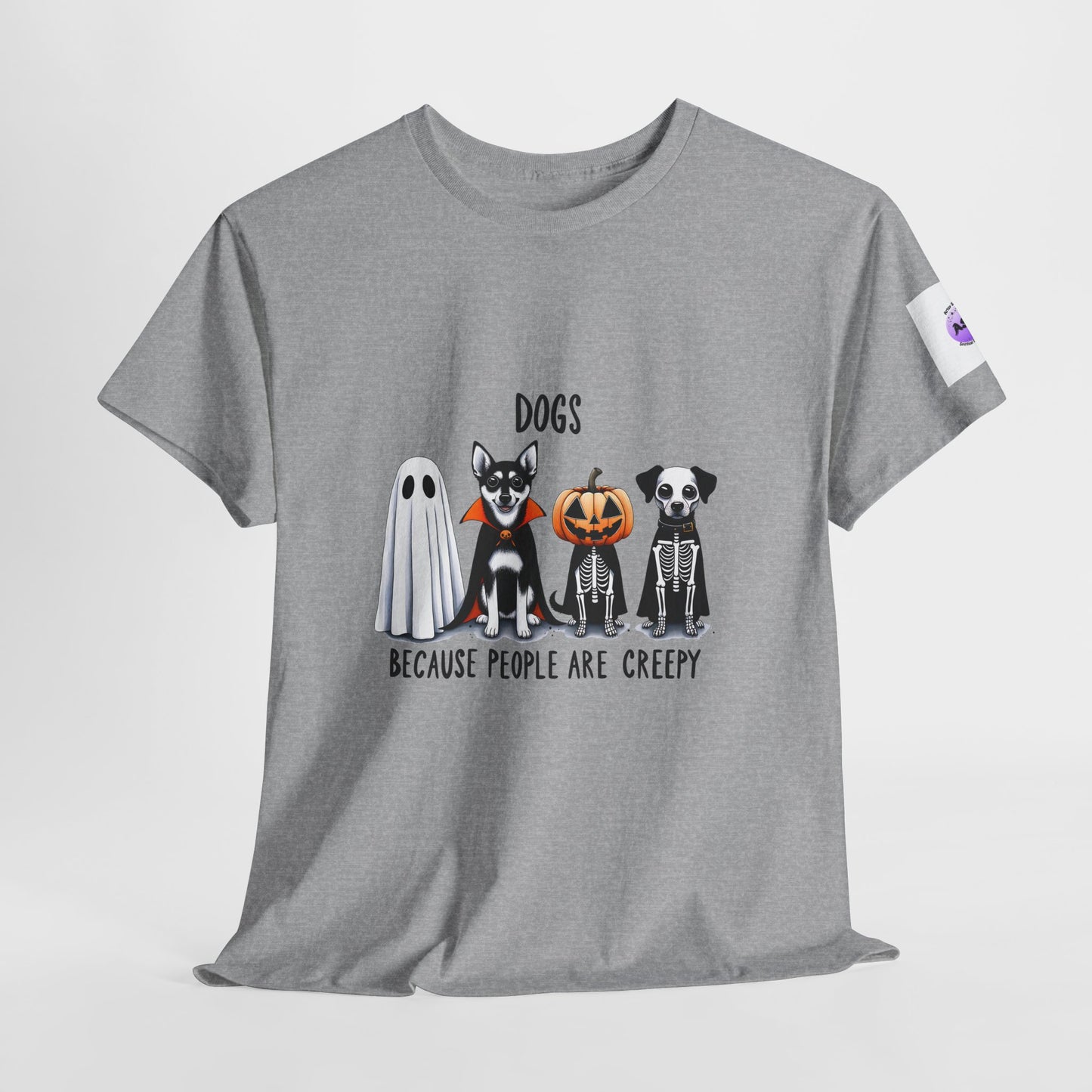 Unisex Dog Lover Tee - Perfect for Halloween, Gifts for Pet Owners, Casual Wear, Dog Mom Shirt, Spooky Season Shirt, Funny Pet Apparel