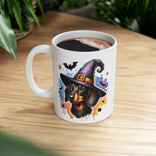 Halloween Dachshund Ceramic Mug