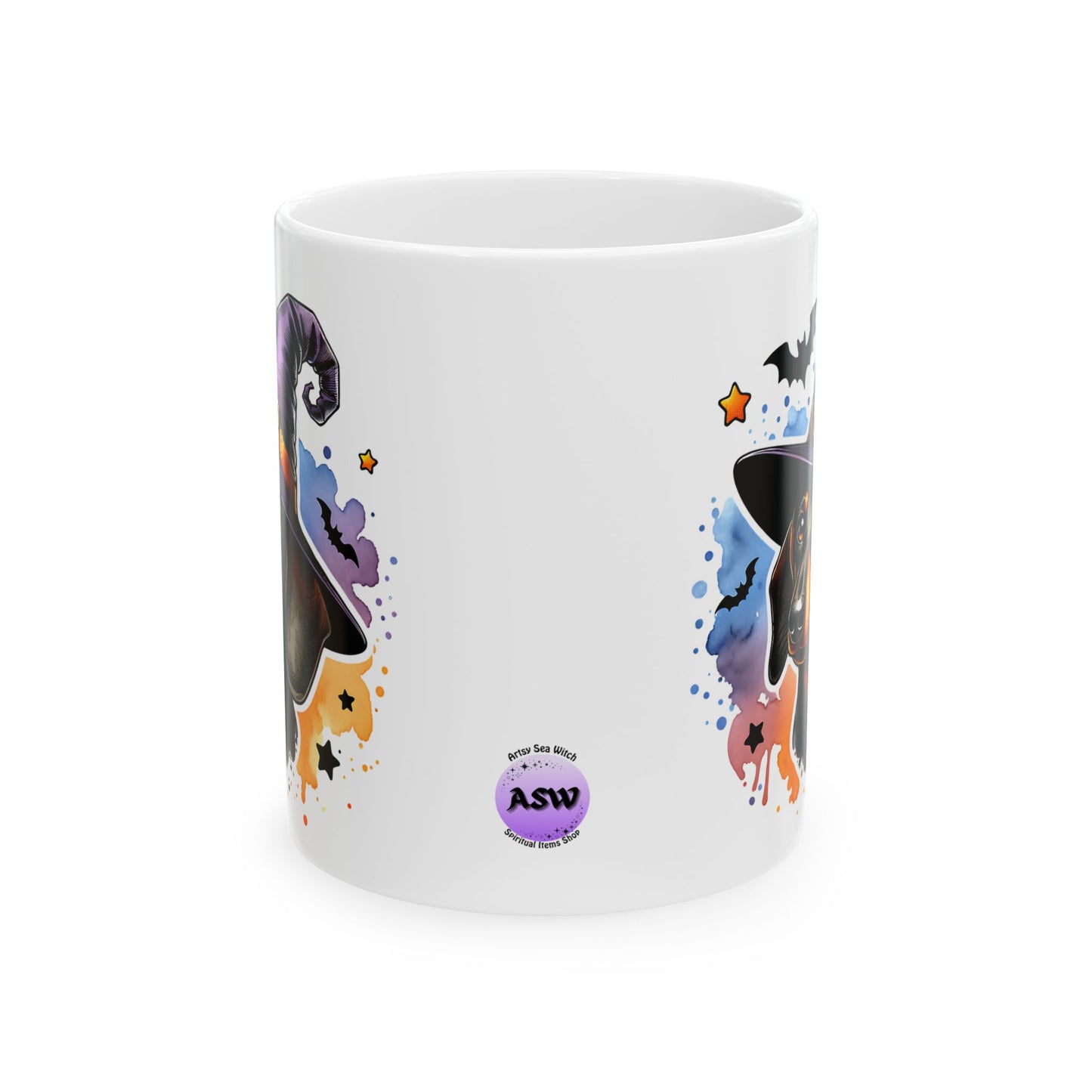 Halloween Dachshund Ceramic Mug
