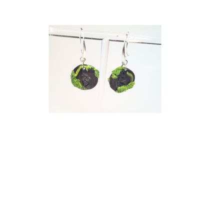 Handmade Berkana Rune Earrings – Norse & Viking Symbol Jewelry