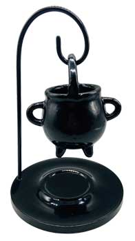 Hanging metal Cauldron Incense Burner or Oil Diffuser