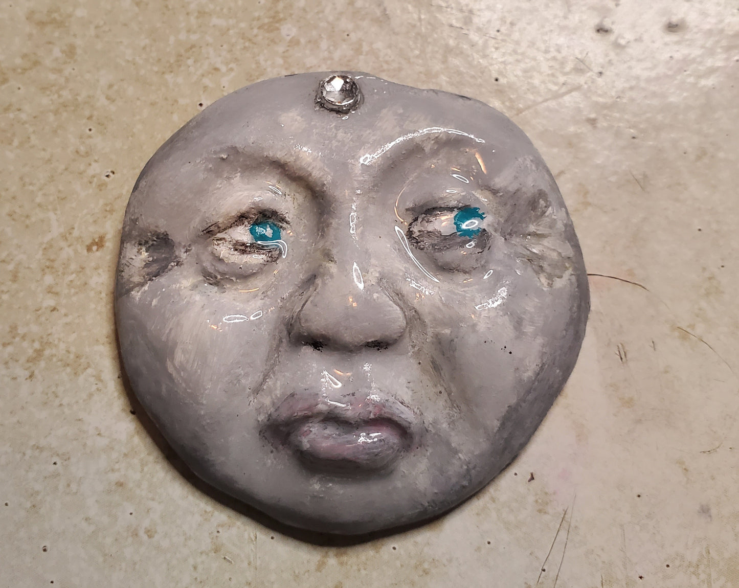 Silver Moon magnet