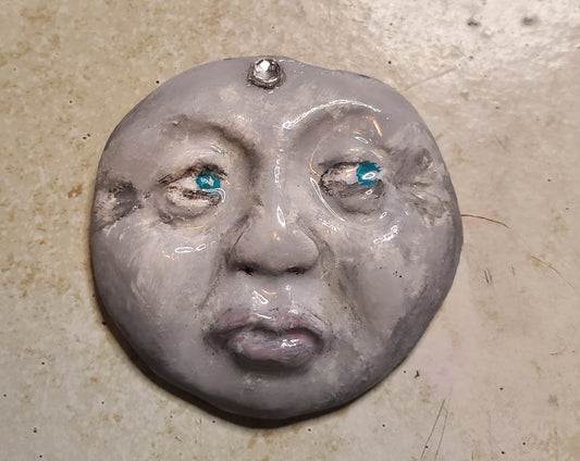 Silver Moon magnet